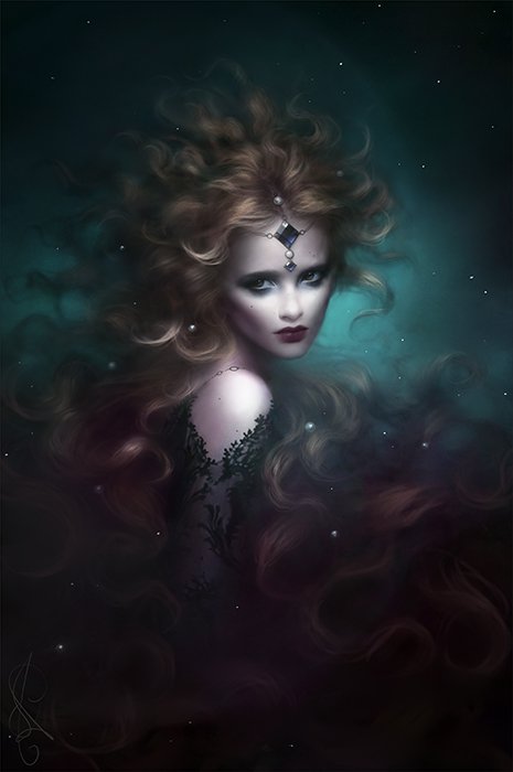 As belas ilustrações de mulheres com temas de fantasia de Mélanie Delon Melanie Delon deviantart ilustrações mulheres fantasia romantismo classicismo