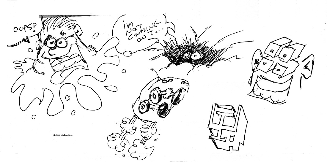 Meeting Doodles Gerry Lagendyk sketchbook