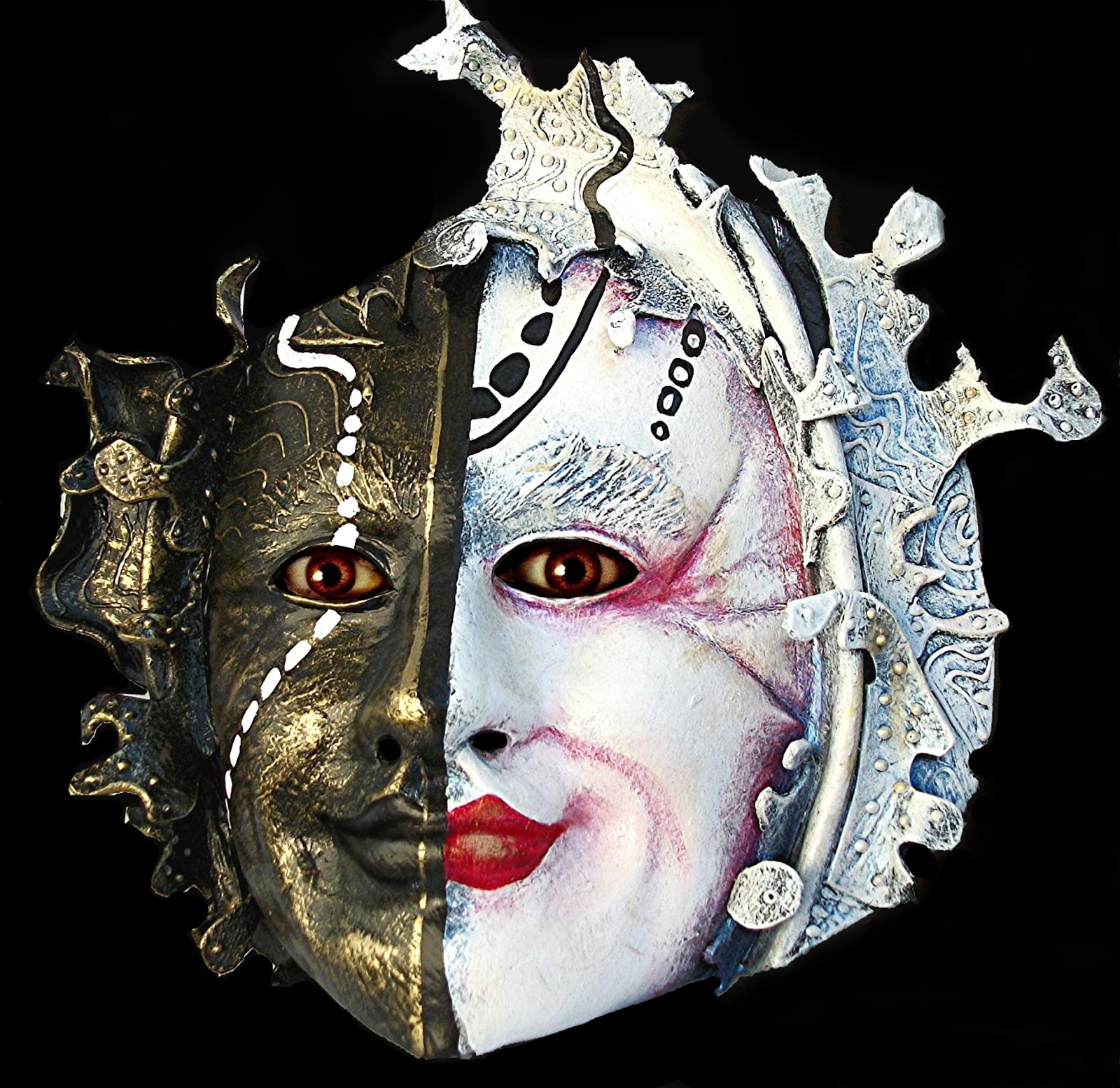 threads of the spiderwoman: Heyoka Masks......