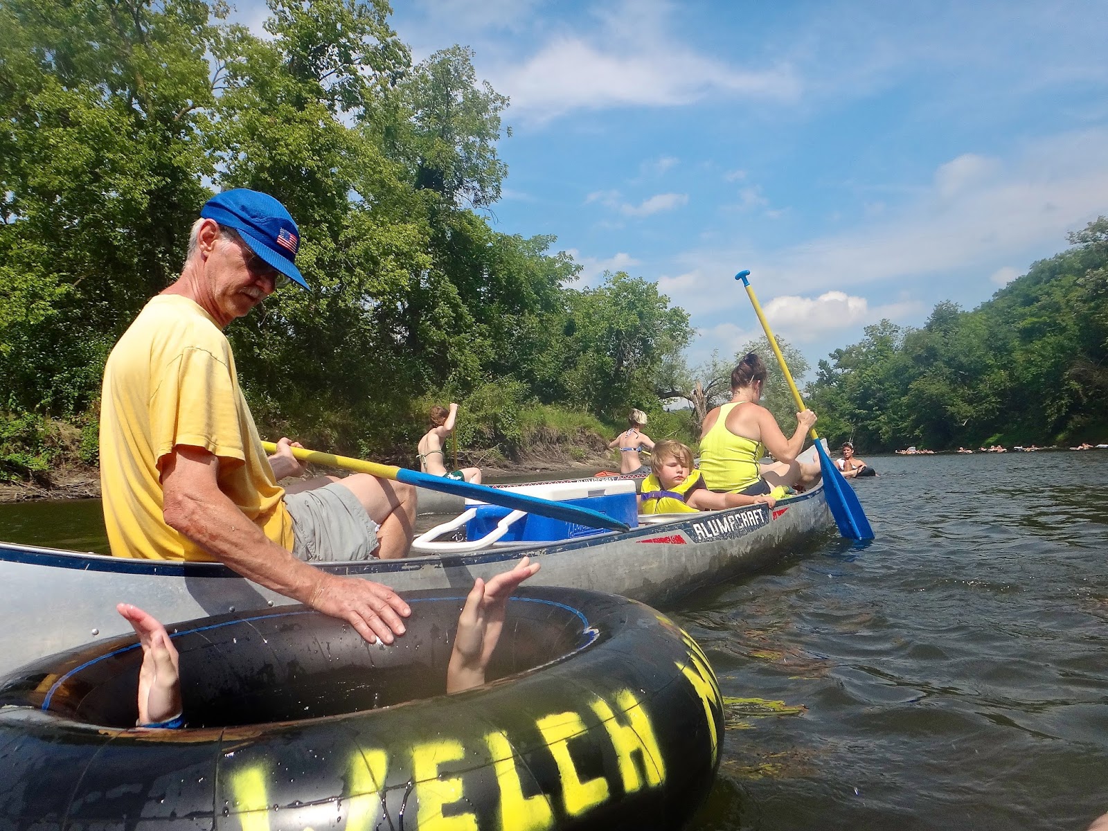 Russman's spot Tubing the Cannon River at Welch Mill
