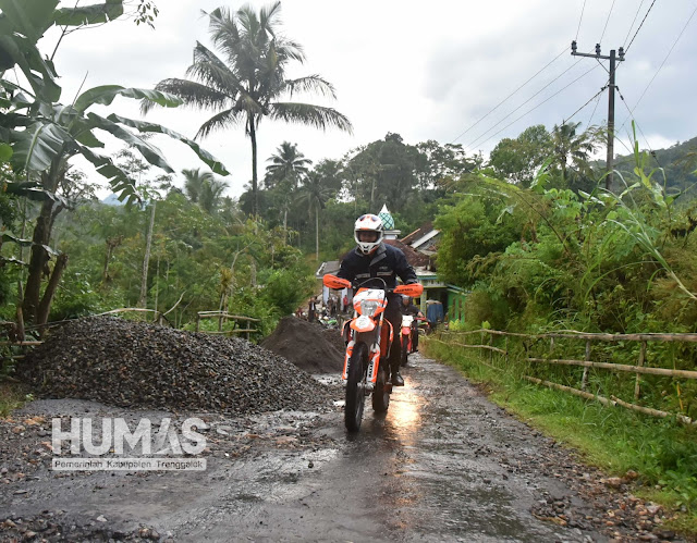 Hujan Tak Jadi Penghalang Fokopimda Trenggalek Tinjau Lokasi Latsitardanus XXXIX