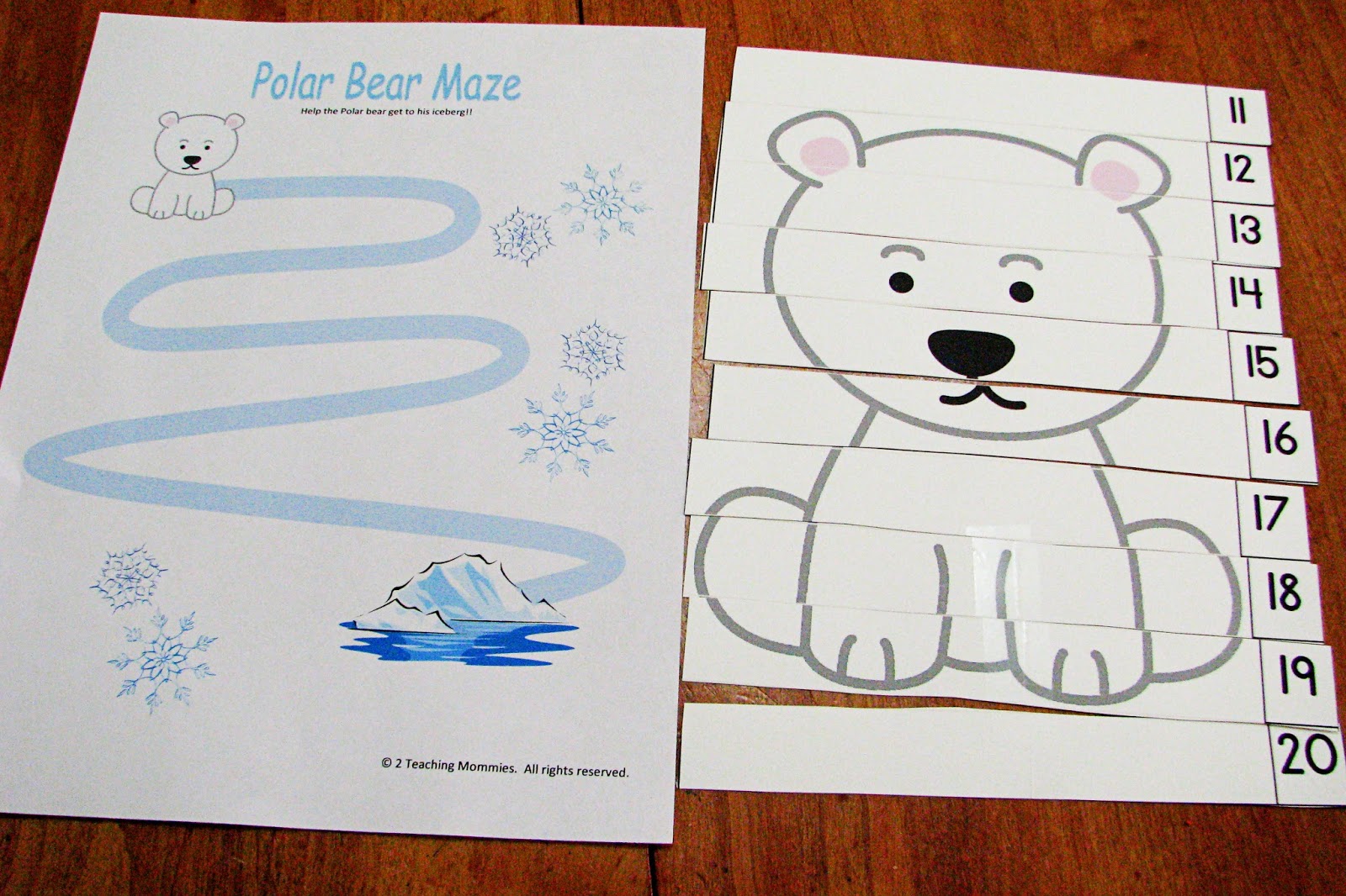 mommy-s-little-helper-polar-bears-preschool-theme