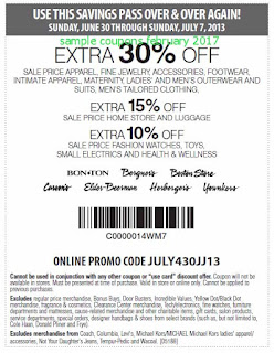 Past Carson's Coupon Codes