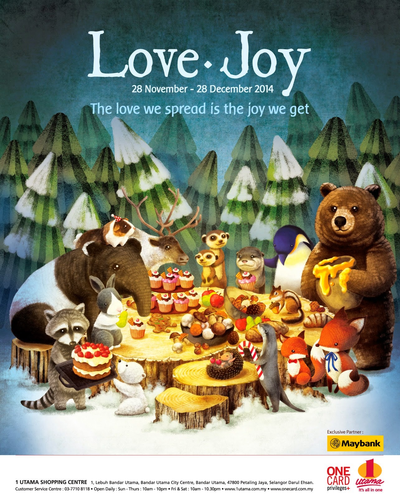 1Utama Shopping Centre- A Rustic Woodland Christmas - Love & Joy 1Utama Shopping Centre- A Rustic Woodland Christmas - Love & Joy