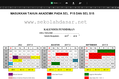 Kalender Pendidikan Lengkap Semua Tahun Pelajaran