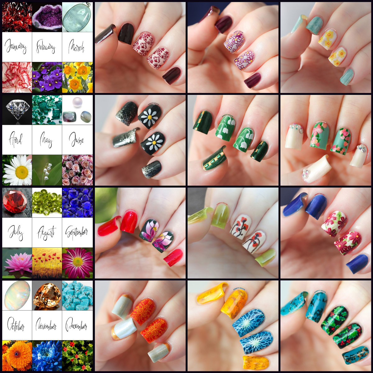 lol surprise color change nail art