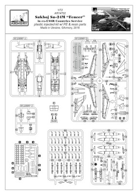 Assembly Manual For 1/144 Su-24M picture 1