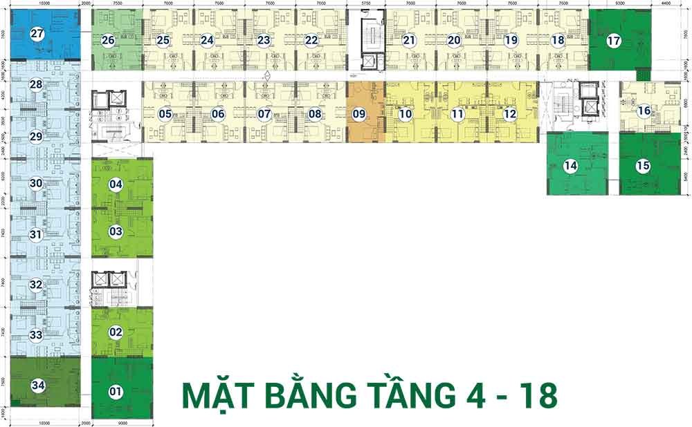 Thiết Kế Va Tiến độ Thanh Toan Căn Hộ Zen Tower Quận 12