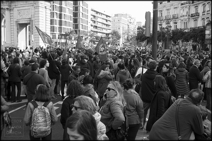 Manifestación 25N 'Contra la violencia machista' fotografia,valencia,manifestacion