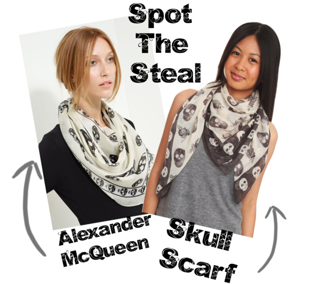 mcqueen skull scarves