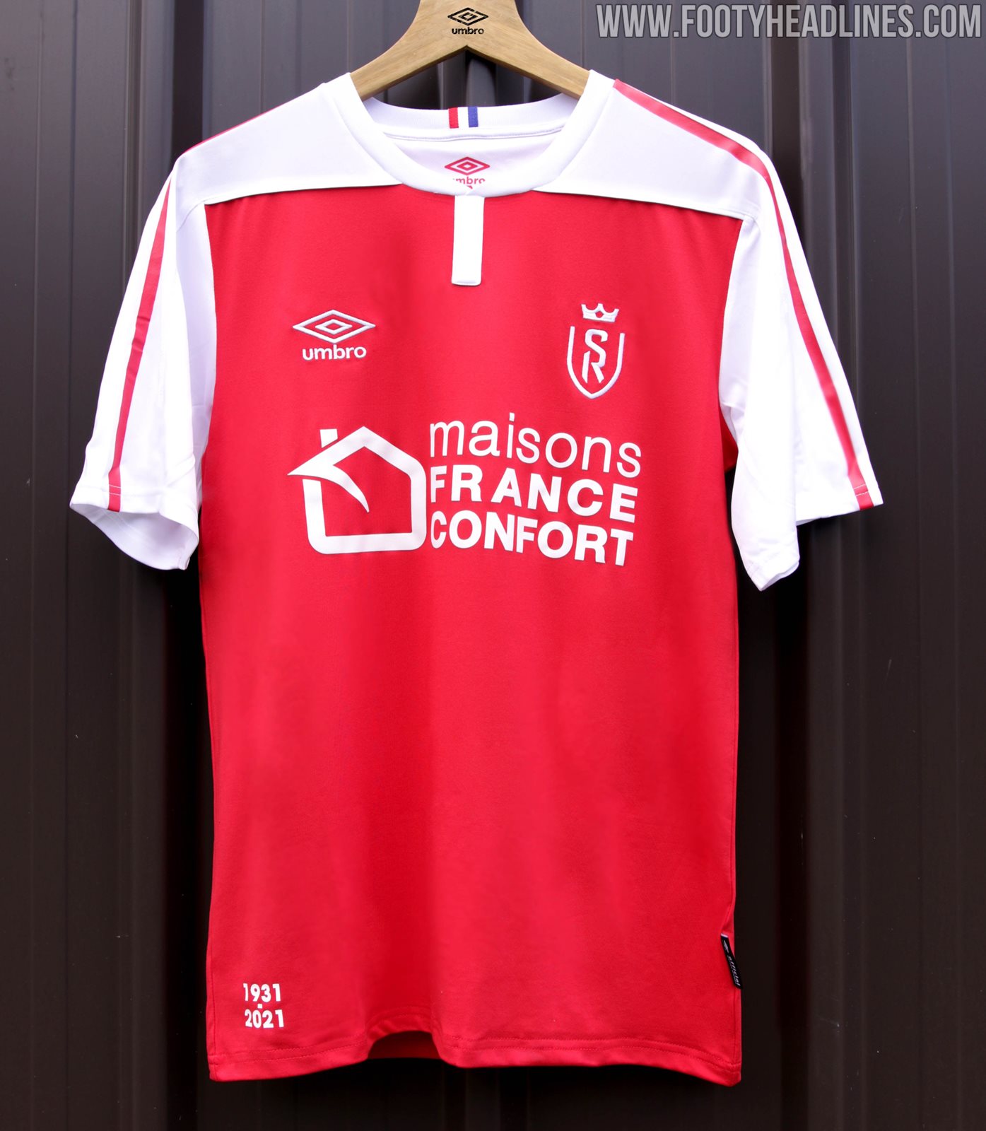 Stade Reims 20-21 Heimtrikot enthüllt - Neues Logo - Nur Fussball