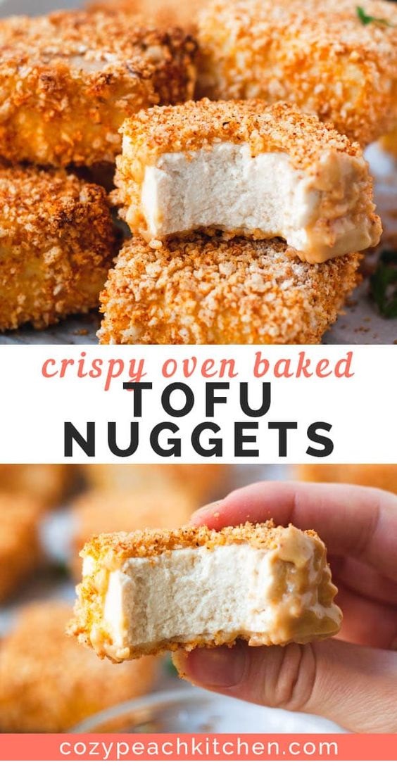 Crispy Breaded Tofu Nuggets