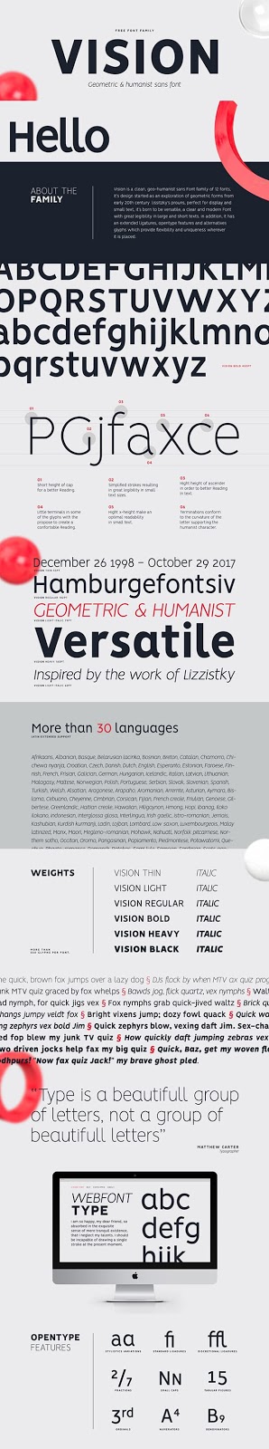 Vision Free Font Download Gratis Sans Serif Komersial Font - Vision Free Font