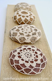 Crochet rocks make a fun end of year gift for teachers, Over The Apple Tree