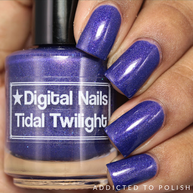 Digital Nails Tidal Twilight Indies Outside the Box