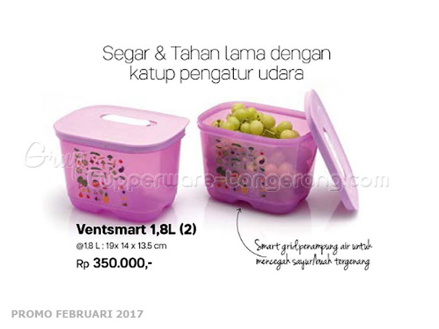 Ventsmart 1,8L Tupperware Promo Februari 2017 Ventsmart 1,8L Tupperware Promo Februari 2017