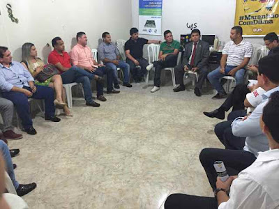 Márcio Jerry e os prefeitos do PCdoB-MA