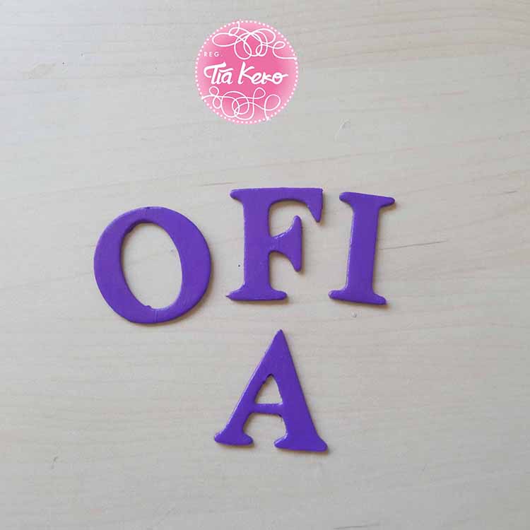 Tía Keko y manualidades con letra