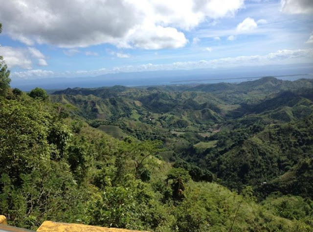 Beautiful mountains near Dumaguete Philppines