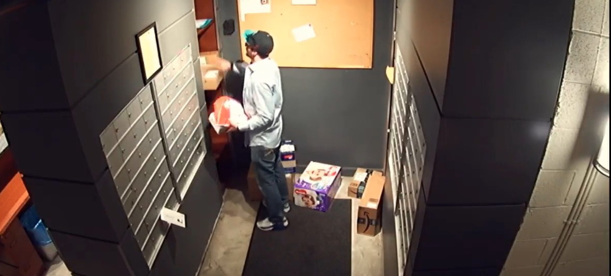 CWB Chicago Video Package Thief Carries Dozens Of Boxes From Lakeview