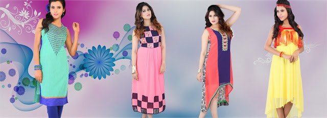 Latest Casual Kurtis Designs with Different Cut Types