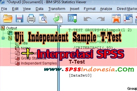 Cara Uji Independent Sample T-Test dan Interpretasi dengan SPSS