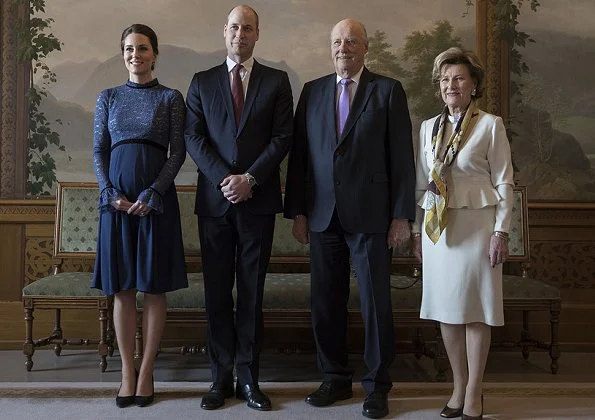 Kate Middleton, Prince William, King Harald, Queen Sonja