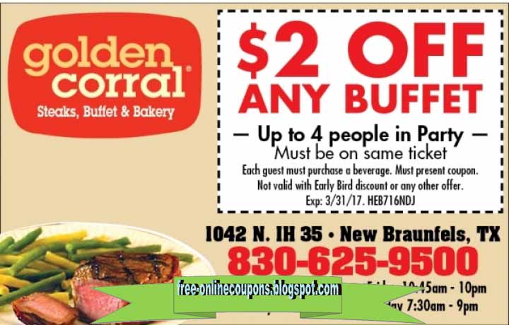 Printable Coupons 2020 Golden Corral Coupons Printable Coupons 2020 Golden Corral Coupons