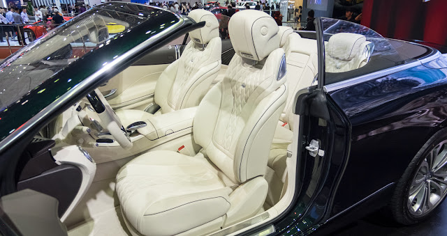 Ghế ngồi Mercedes S500 Cabriolet Ghế ngồi Mercedes S500 Cabriolet thiết kế sang trọng nhưng không kém phần thể thao