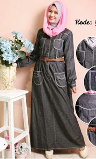 Gamis Jeans Casual Muslim Desain Terbaik Edisi Terbaru Gamis Jeans Casual Muslim Desain Terbaik Edisi Terbaru