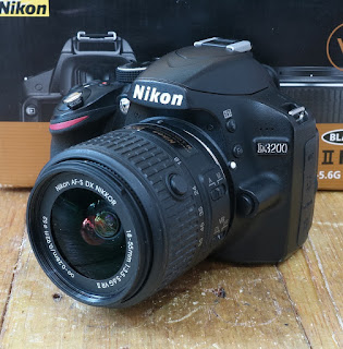 Kamera DSLR Nikon D3200 Fullset