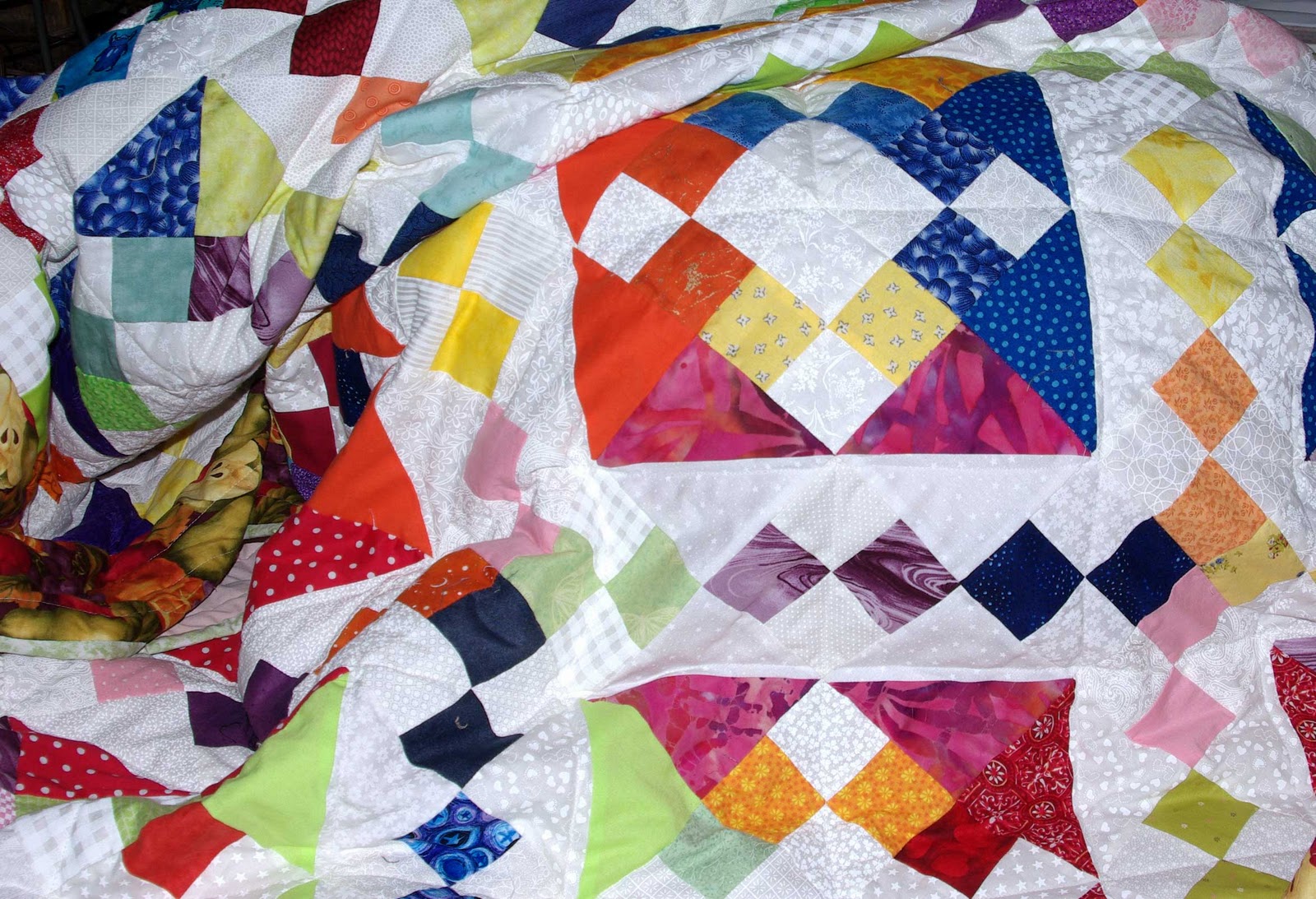 Sane, Crazy, Crumby Quilting Fruit Basket Upset