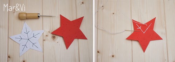 Guirnalda de Navidad paso a paso