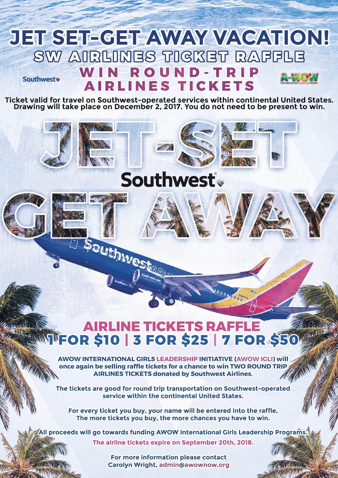 SouthWest Airlines Ticket Raffle