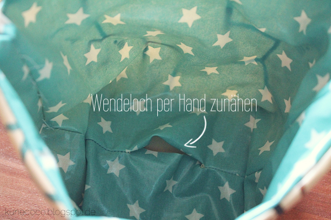KuneCoco • DIY • Utensilo aus Wachstuch • wenden KuneCoco • DIY • Utensilo aus Wachstuch • wenden