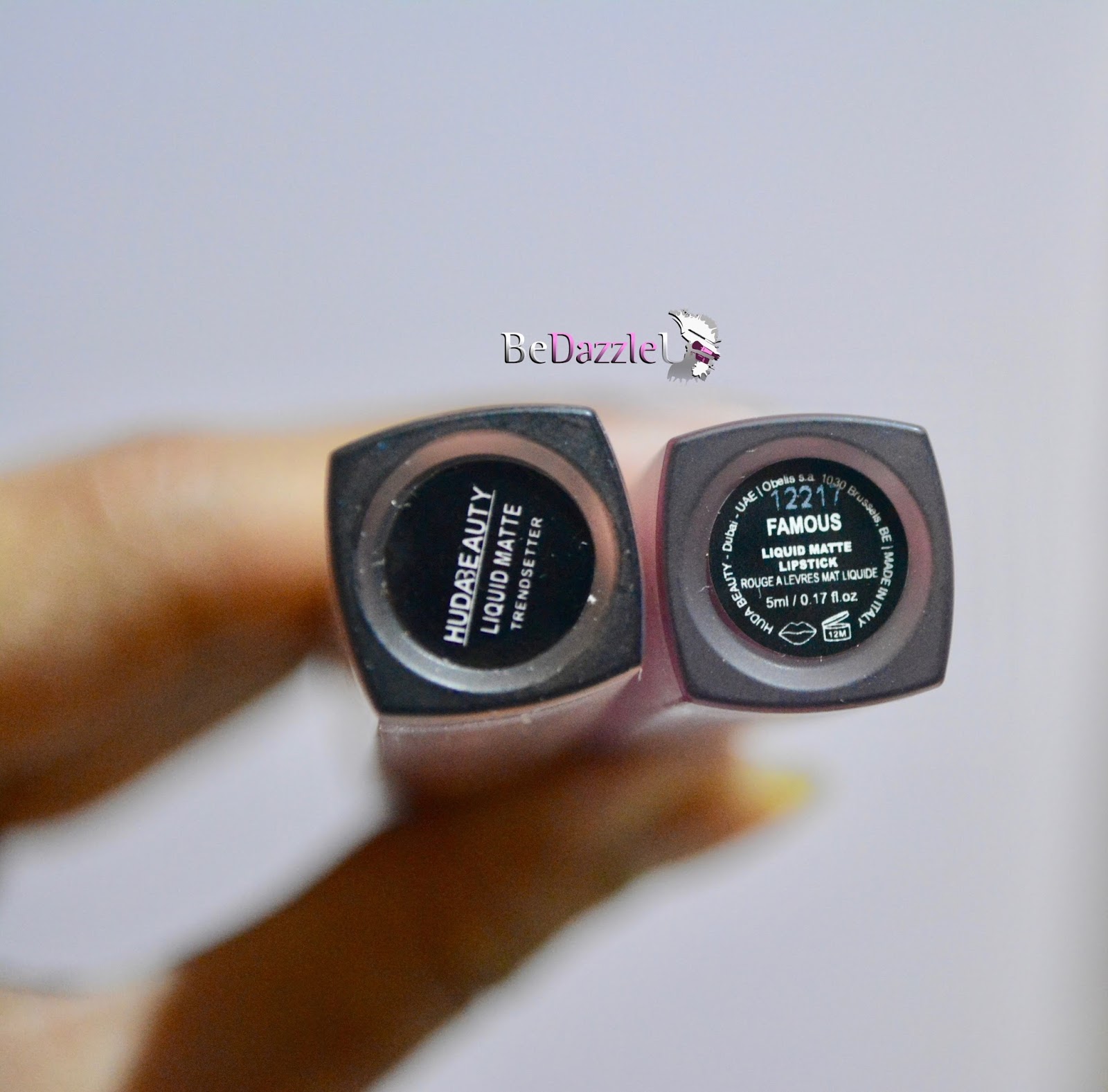 Fake Vs Original Huda Beauty Liquid Matte Lipstick Bedazzleu