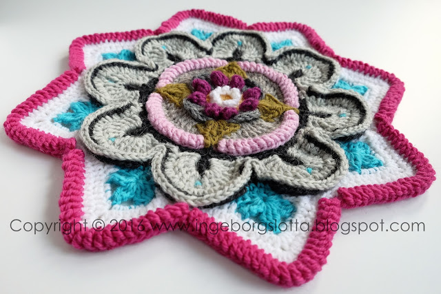 Mandala madness CAL 2016 part 2 crochet