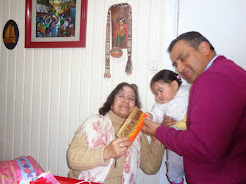 Cumpleaños junto a nieta Yanka e hijo Luis