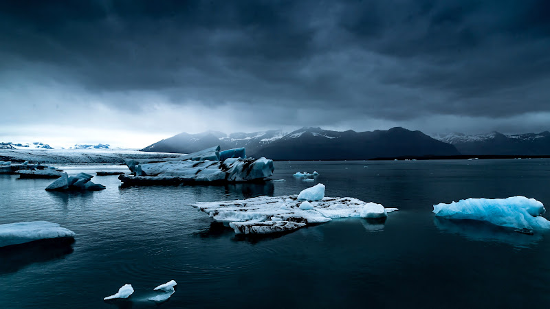 Iceberg and Ocean in Iceland