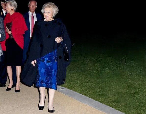 Princess Beatrix of The Netherlands attended the opening of Armando exhibition at Voorlinden Art Museum in Wassenaar