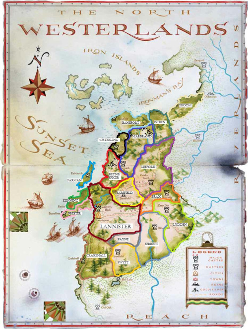 Creating the Seven Kingdoms. Part II The Westerlands