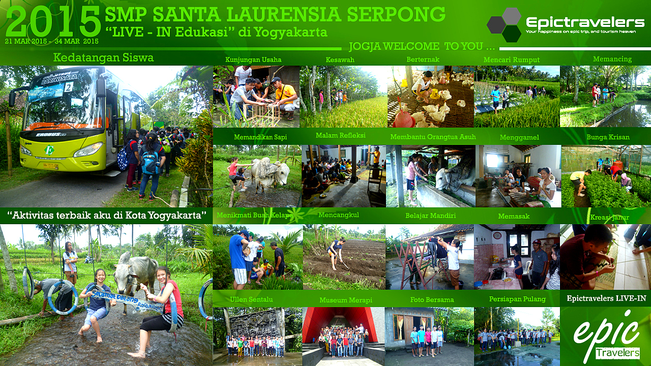 Epic travelers: Epic Travelers Memories - SMP SANTA LAURENSIA SERPONG Epic travelers: Epic Travelers Memories - SMP SANTA LAURENSIA SERPONG
