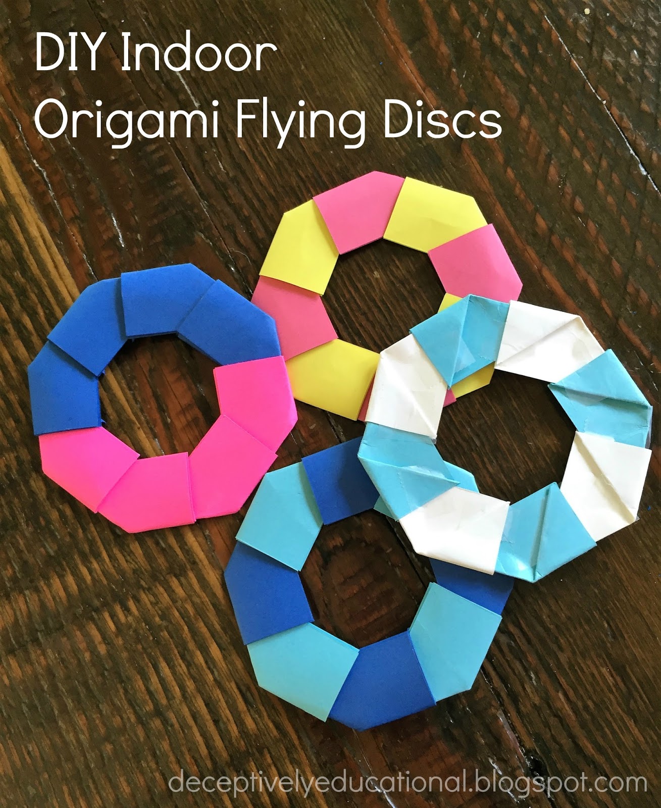 Relentlessly Fun, Deceptively Educational DIY Indoor Origami Flying Discs