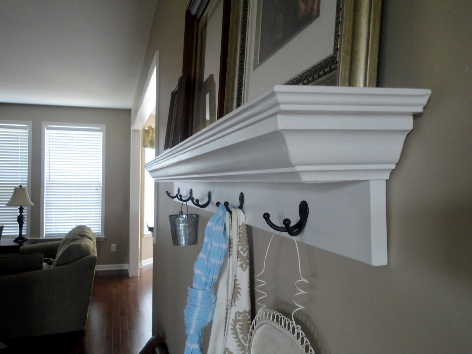 our life...: hallway shelf