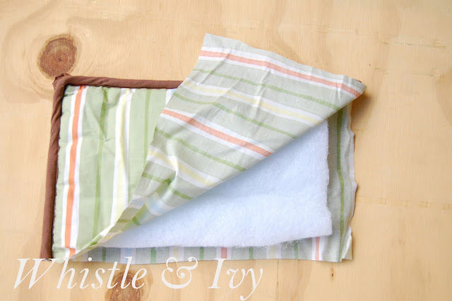Reuse those crib bumpers as a soft liner for this easy DIY Camera Bag! | Whistle and Ivy