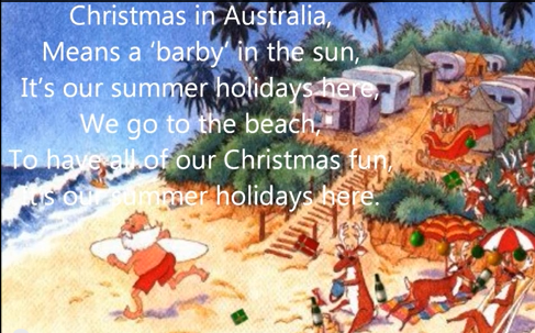 Second Grade in Room 206: Christmas in Australia Song