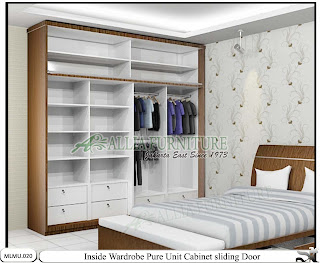 Dalam lemari minimalis model sliding unit cabinet Pure Dalam lemari minimalis model sliding unit cabinet Pure