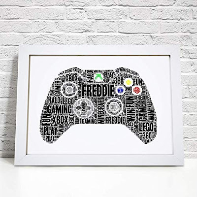 Personalised Xbox Contoller Gaming Word Art Print Personalised Xbox Contoller Gaming Word Art Print