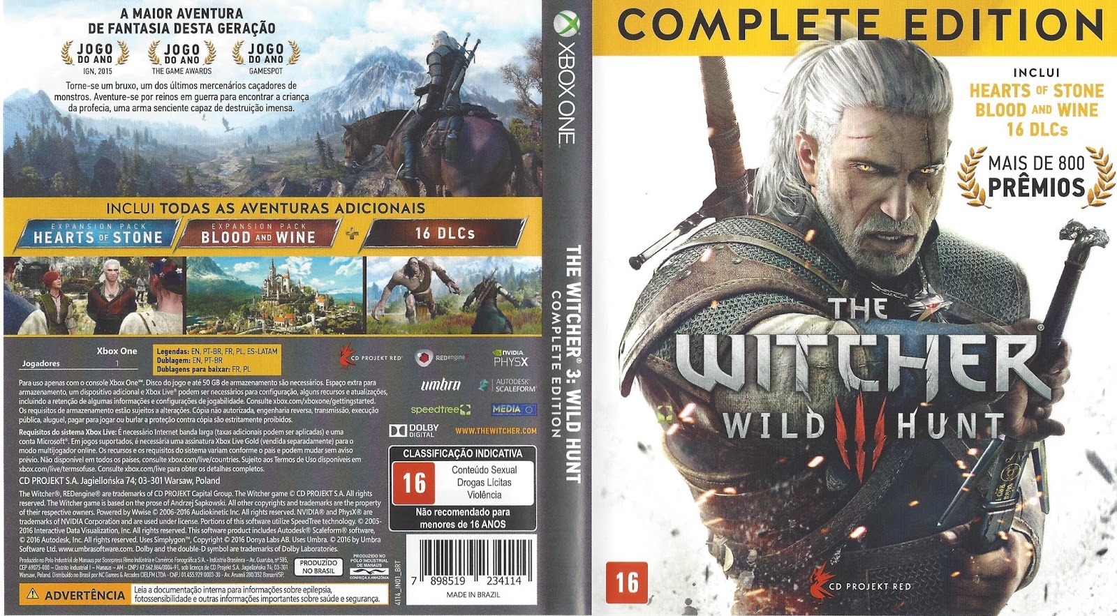 The witcher 3 wild hunt complete edition xbox one - demogawer