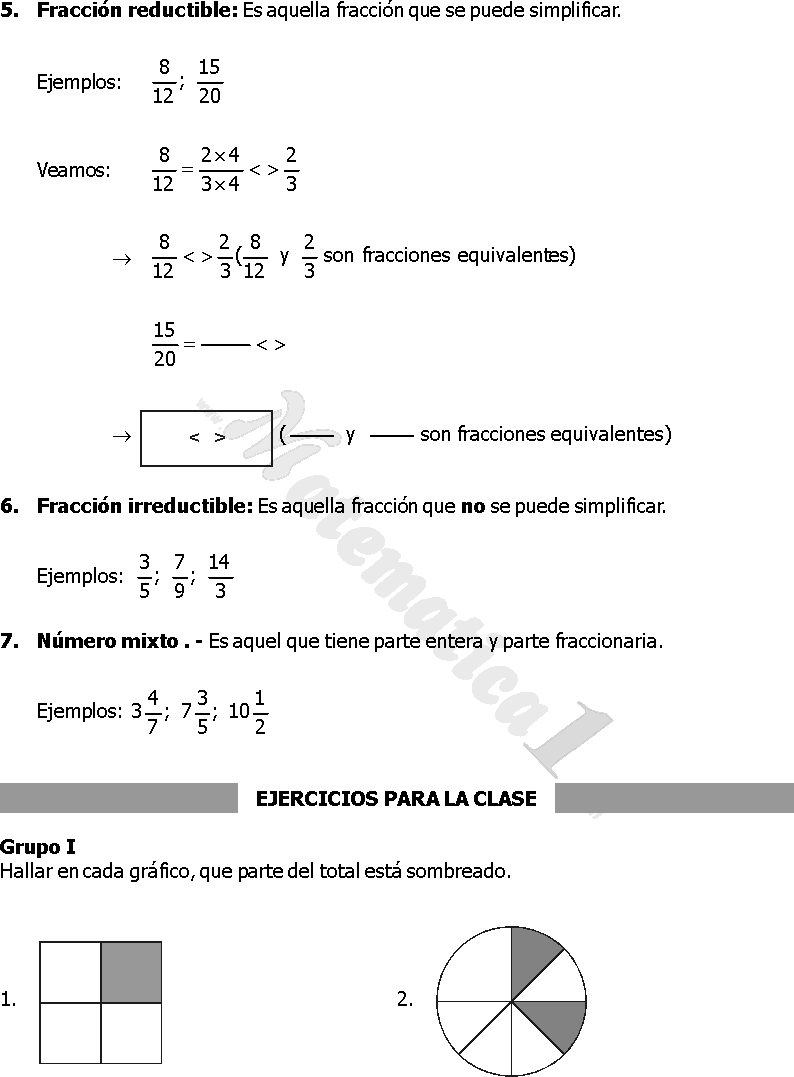 NUMEROS FRACCIONARIOS EJEMPLOS Y EJERCICIOS RESUELTOS PDF NUMEROS FRACCIONARIOS EJEMPLOS Y EJERCICIOS RESUELTOS PDF